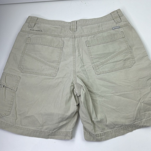Columbia men's beige lightweight outdoor hiking casual shorts - Picture 6 of 7